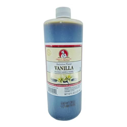 Chef&#39;s Quality - Imitation Vanilla Extract - 32 oz Bottle