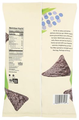 365 by Whole Foods Market, Organic Blue Corn Tortilla Chips, 12 Ounce