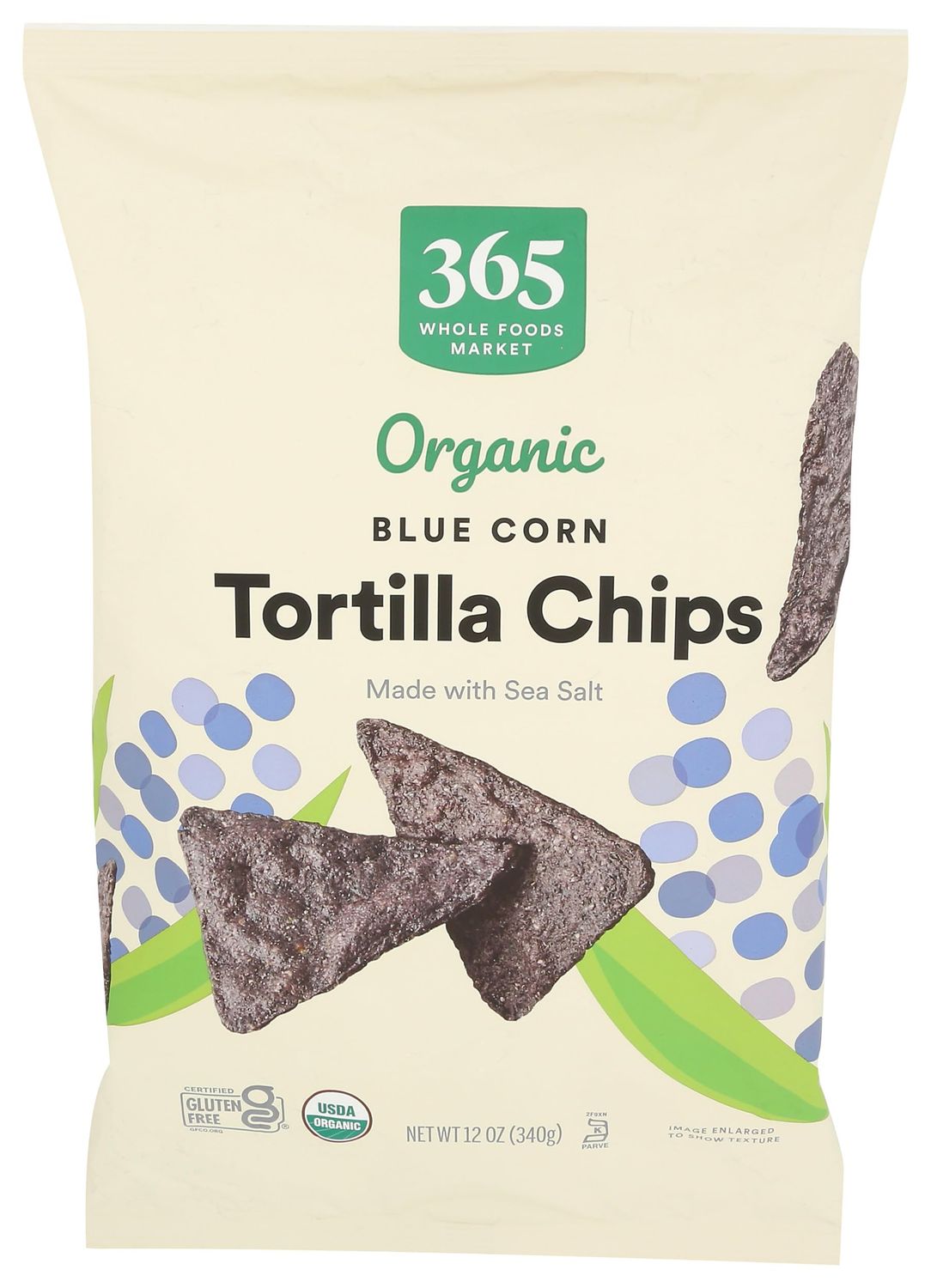 365 by Whole Foods Market, Organic Blue Corn Tortilla Chips, 12 Ounce