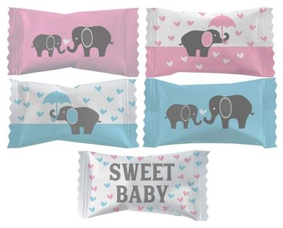 Party Sweets Sweet Baby Buttermints by Hospitality Mints, Appx 300 mints, 7-Ounce Bags (Pack of 6)