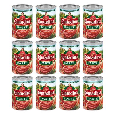 Contadina Tomato Paste, 12 oz (Pack of 12 Cans)