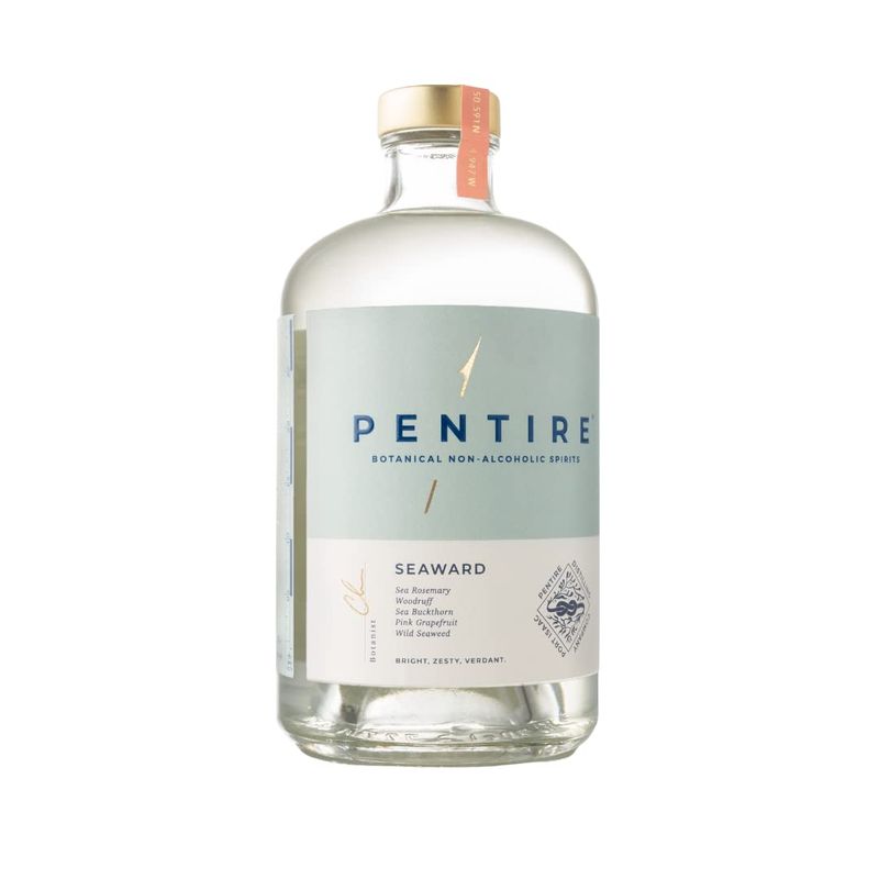 Pentire Seaward 70cl - Botanical Alcohol Free Spirit - Distilled from Native Cornish Plants - No Added Sugar - Vegan - Nothing Artificial - Non Alcoholic Grapefruit Spirit