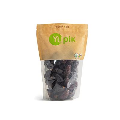 Yupik Organic Medjool Dates with Pits, 2.2 lb, Non-GMO, Gluten-Free, Vegan, Kosher, Dried Fruits, Naturally Sweet, Sulphite-Free, Source of Fiber, Healthy Snacks, Ideal for Baking &amp; Topping