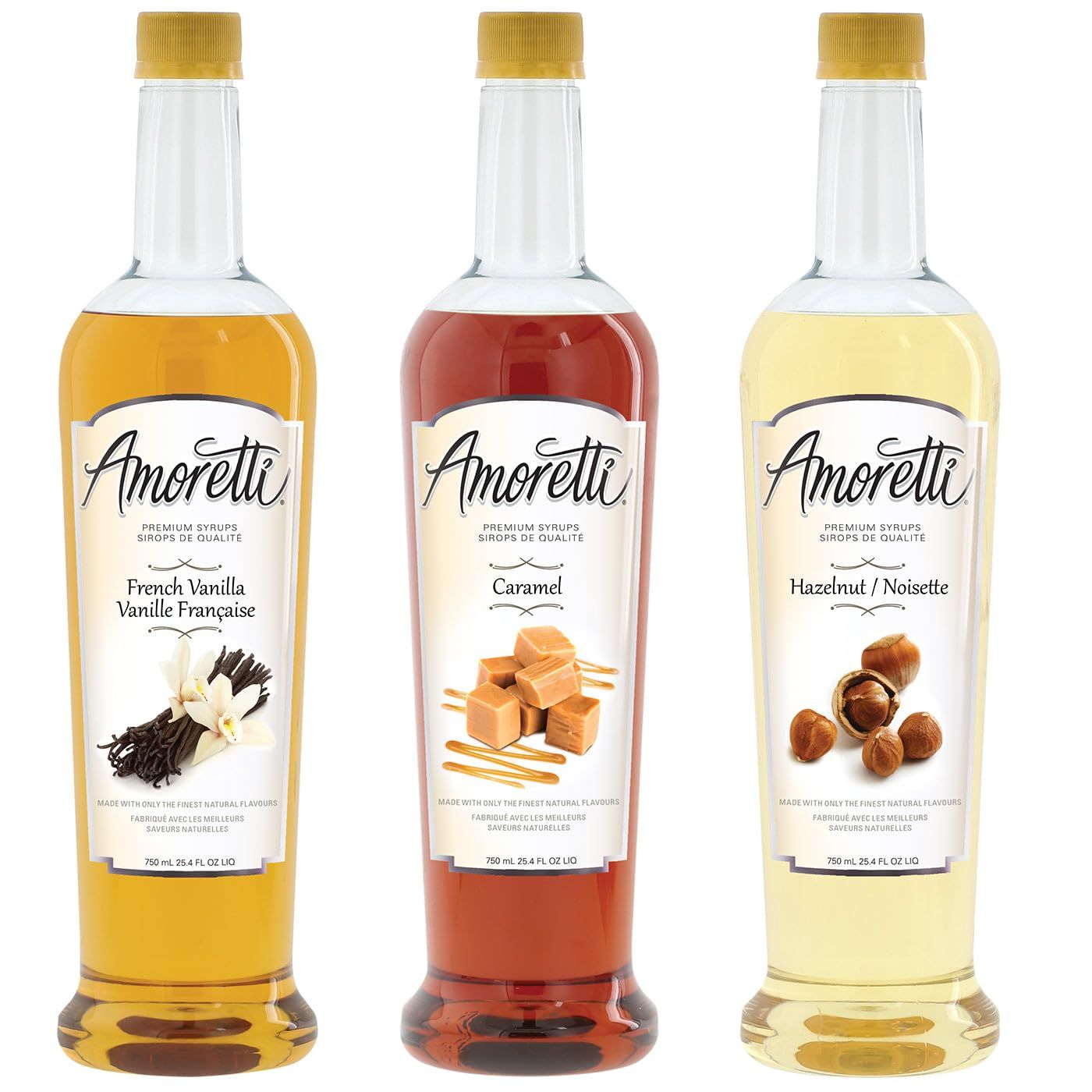Amoretti Premium Syrups Classic 3 Pack (750ml)