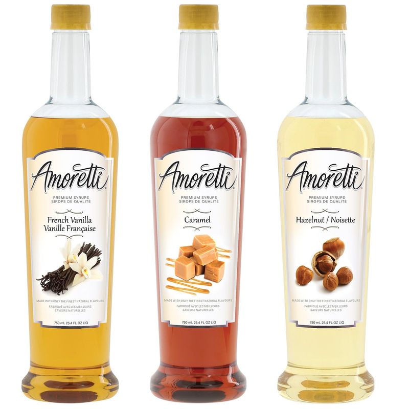 Amoretti Premium Syrups Classic 3 Pack (750ml)