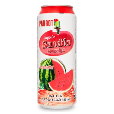 Parrot Brand Watermelon Juice Drink with Pulp 16.4 fl. oz.(Pack of 12)