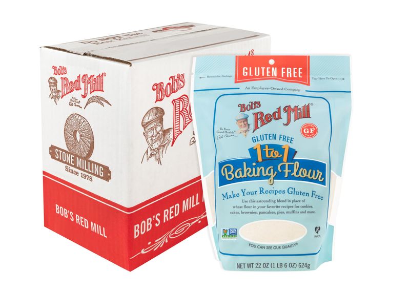 Bob&#39;s Red Mill Gluten Free 1-to-1 Baking Flour, 22-ounce (Pack of 4)