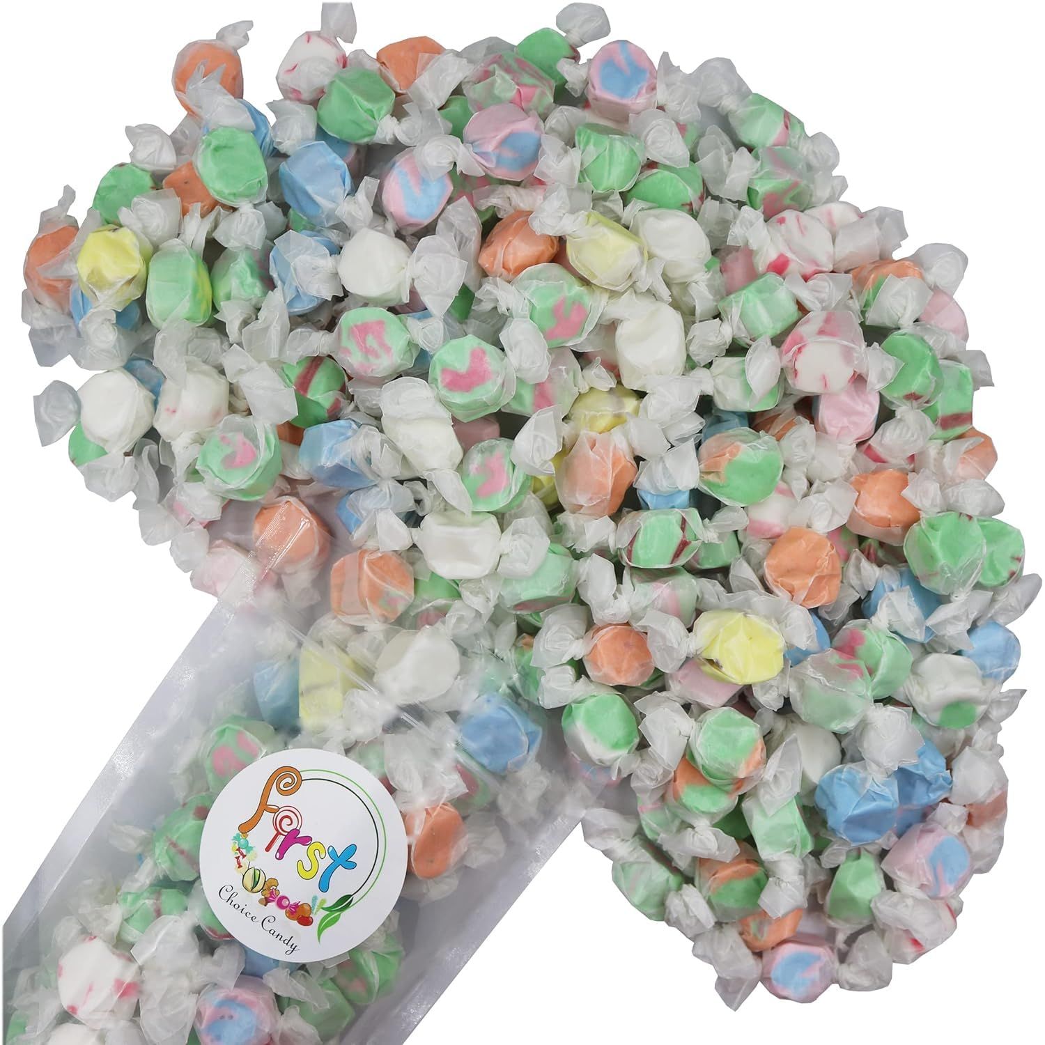 FirstChoiceCandy All Flavor Saltwater Taffy (Assorted, 5 Pound (Pack of 1))