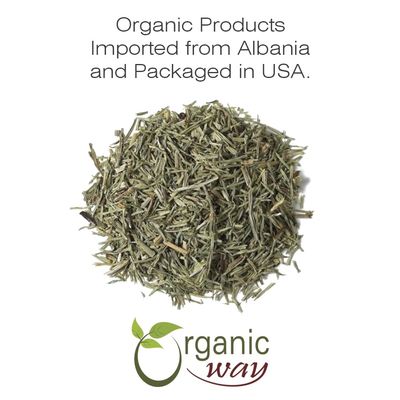 Organic Way Horsetail Herb Cut & Sifted (Equisetum arvense) - Herbal Tea | European Wild-Harvest | Kosher & USDA Certified | Vegan, Non-GMO & Gluten Free | 100% Raw from Albania (1/4LBS / 4Oz.)