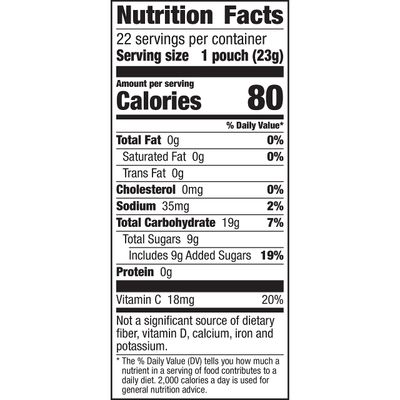 Pokemon Fruit Flavored Snacks, Treat Pouches, Gluten Free Snack, Value Pack, Stocking Stuffer, 22 Ct, 17.6 oz
