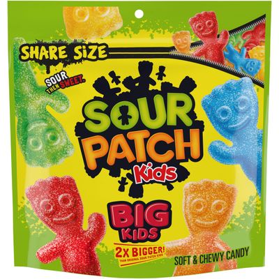 SOUR PATCH KIDS Big Kids Soft &amp; Chewy Candy, Share Size, 12 oz
