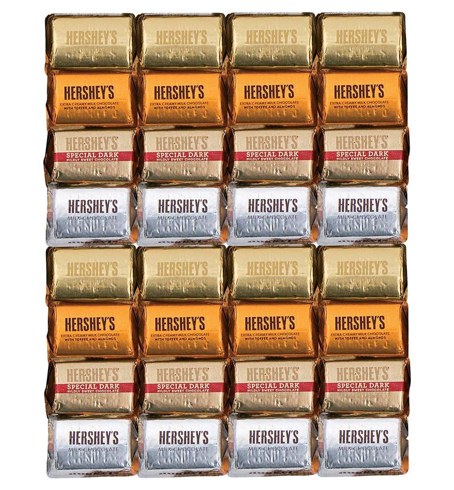 Hershey&#39;s Nuggets Assortment, Special Dark Chocolate, MIlk Chocolates with Almonds, Hershey&#39;s Milk Chocolate, Extra Creamy Milk Chocolate with Toffee and Almonds, 5 pounds