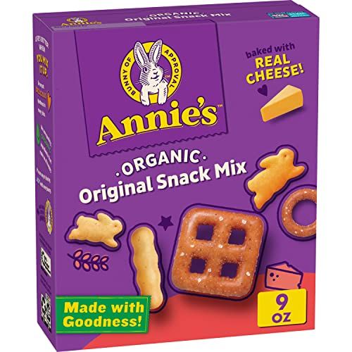 Annie&#39;s Organic Assorted Crackers and Pretzels Snack Mix, 9 oz