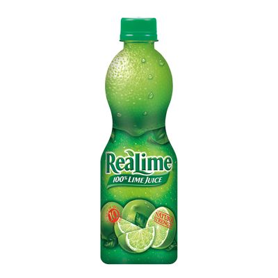 ReaLime 100% Lime Juice, 15 fl oz bottle (Pack of 12), Made with Lime Juice from Concentrate, Gluten-Free, Sodium Free, Perfect Mixer to add to Cocktails and Marinades