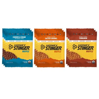 Honey Stinger Honey Waffle Gluten Free Energy Waffle - 3 Flavor Variety (9 Count)