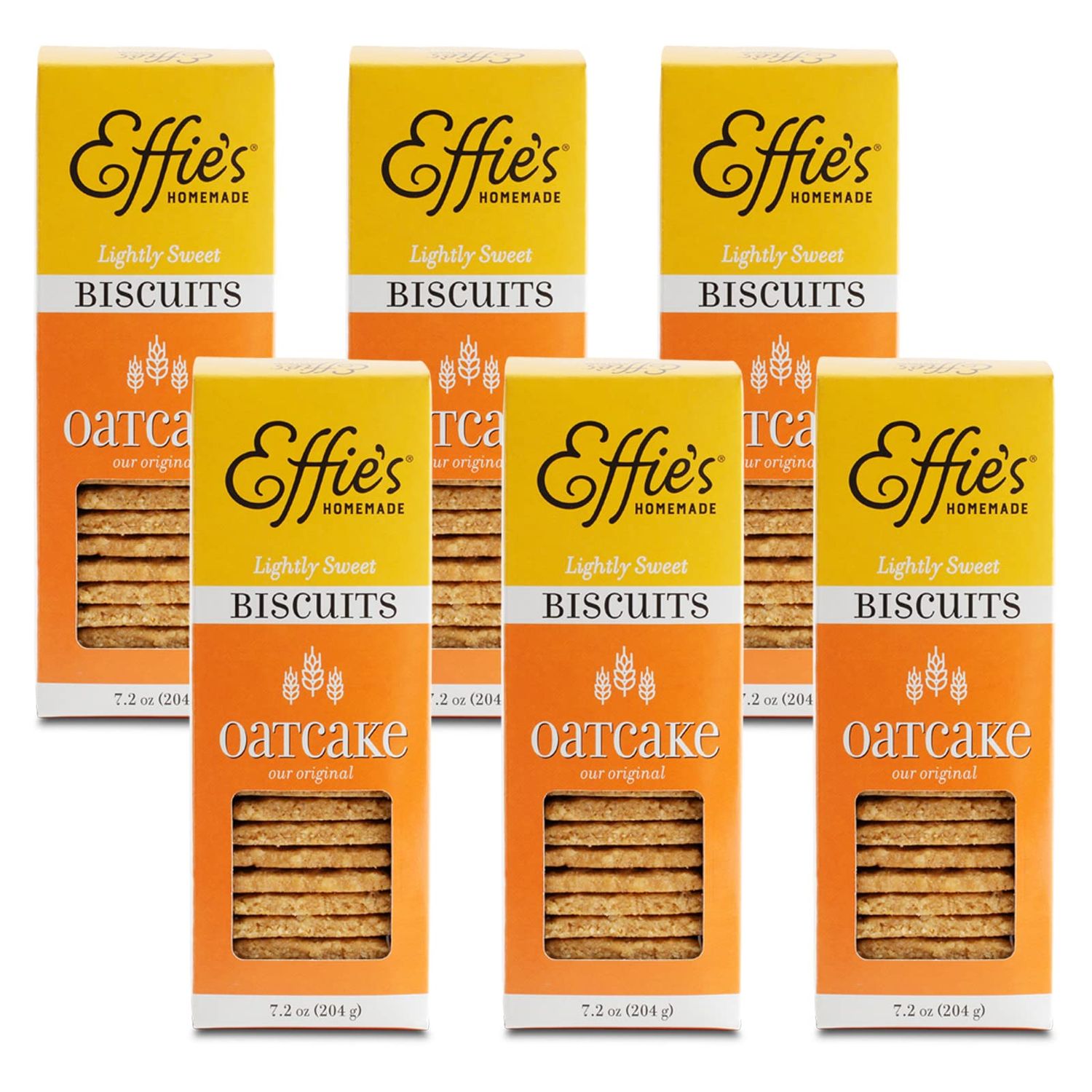 Effie&#39;s Homemade Biscuits - Oatcakes - 6 Pack