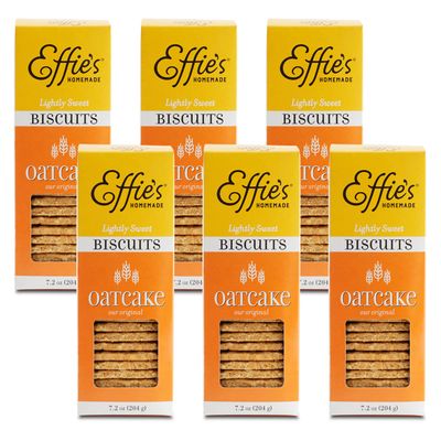 Effie&#39;s Homemade Biscuits - Oatcakes - 6 Pack