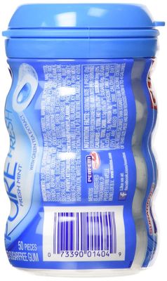 Mentos Pure Fresh Sugar-Free Chewing Gum with Xylitol, Fresh Mint, 50 Piece Bottle (Bulk Pack of 6)