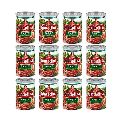 Contadina Tomato Paste Contadina Tomato Paste with Italian Herbs, 6 oz (Pack of 12)