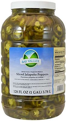 Bay Valley Foods Sliced Jalapeno Pepper, 1 Gallon -- 4 per case.