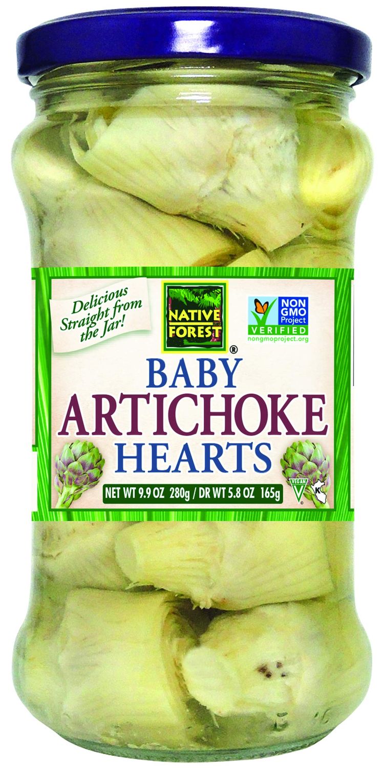 Native Forest Baby Artichoke Hearts - Artichokes, Artichoke Hearts in Water, Canned Artichoke Hearts, Artichoke Hearts Baby - 9.9 Ounce (Pack of 1)