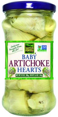 Native Forest Baby Artichoke Hearts - Artichokes, Artichoke Hearts in Water, Canned Artichoke Hearts, Artichoke Hearts Baby - 9.9 Ounce (Pack of 1)