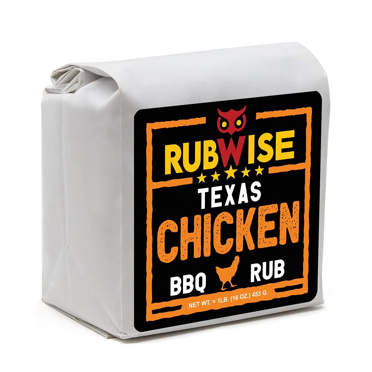 RubWise Texas Style BBQ Chicken Rub (1lb) | Premium Texan BBQ Rubs and Spices for Smoking and Grilling | Great for Chicken, Turkey, Duck, and Seafood |Poultry &amp; Meat Seasoning Spice Dry Rub (No MSG)