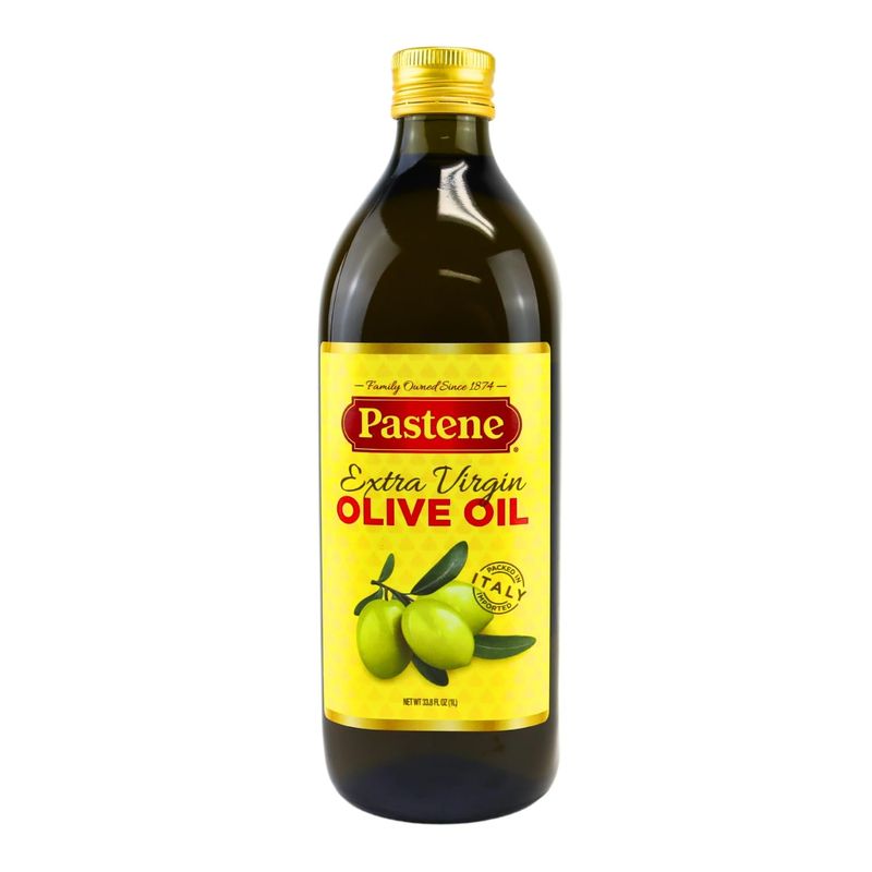 Pastene Extra Virgin Olive Oil, 1 Liter (1 Pack)