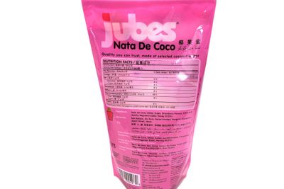 Jubes Nata De Coco (Strawberry) - 12.7oz (Pack of 3)