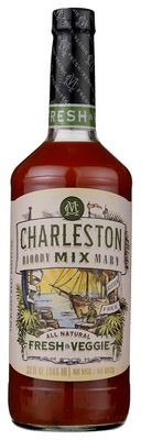 Charleston Mix Premium, All Natural Bloody Mary Mix. Fresh &amp; Veggie, 32oz (2 bottles)