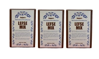 Ragna&#39;s Old Fashioned Scandinavian Potato Lefse Mix - 16 oz 3 pack