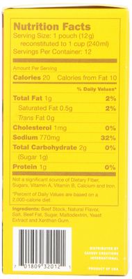 Savory Choice Liquid Beef Broth Concentrate, 5.1 Ounce Box
