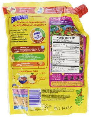 Banania Chocolate Powder from France 400 grams