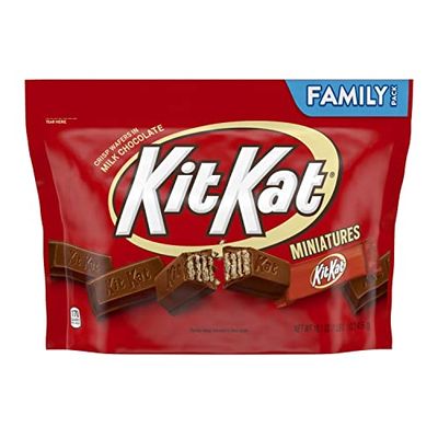 KIT KAT Miniatures Milk Chocolate Wafer Candy Family Pack, 16.1 oz