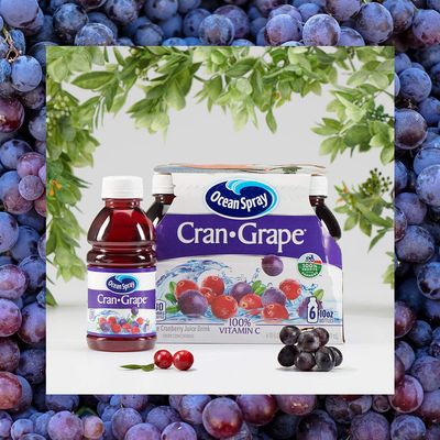 Ocean Spray Juice Drink, Cran-Grape, 10 Ounce Bottle (Pack of 6)