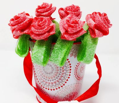 By The Cup Sour Belt 4 Flavor Variety 1.6 Pound Mix of Berry Blue, Green Apple, Strawberry, and Wild Cherry