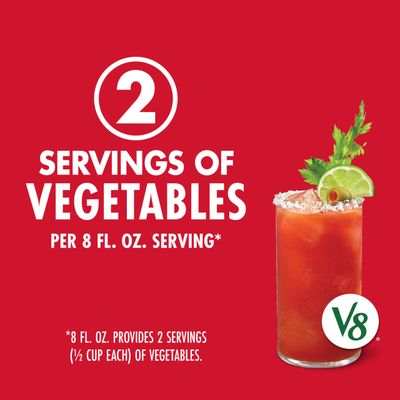 V8 Bloody Mary Mix, 8 fl oz Can (Pack of 6)