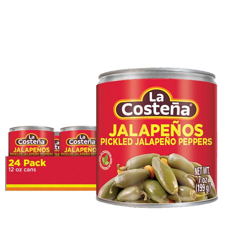 La Costena Whole Jalapeno 7 oz (24-Pack)