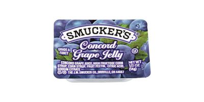 Smucker&#39;s Concord Grape Jelly, 0.5 Ounce (Pack of 200)