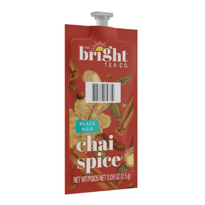 The Bright Tea Co. Chai Spice Tea Fresh Pack for Flavia Brewers (Pack of 100 Fresh Packs)