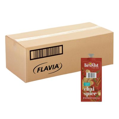 The Bright Tea Co. Chai Spice Tea Fresh Pack for Flavia Brewers (Pack of 100 Fresh Packs)