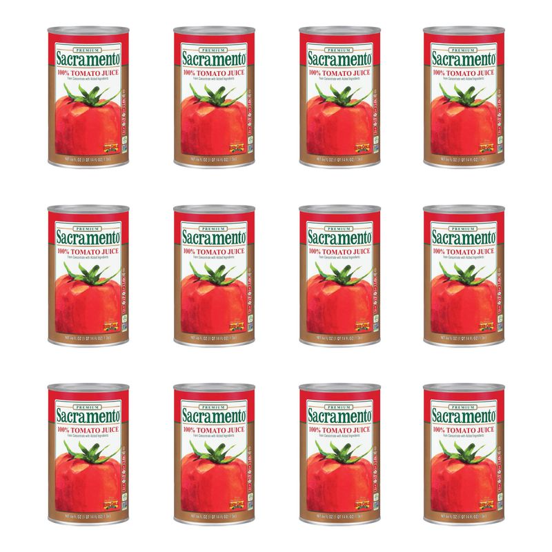 Sacramento Tomato Juice 46 Oz Can, Case of 12 Cans