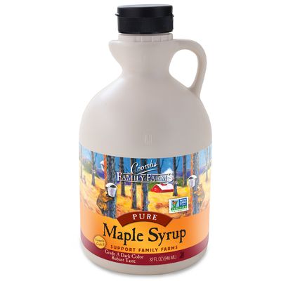 Coombs Family Farms Maple Syrup, Pure Grade A, Dark Color, Robust Taste, 32 Fl Oz (Pack of 1)
