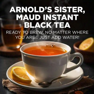 Maud's Lemonade Instant Tea Packets Single Serve, 26 ct | Insta Arnold's Sister Flavored Tea | 100% California Blended Tea Leaves Solar Energy Produced | Hot or Iced Tea Instant Powder Packs