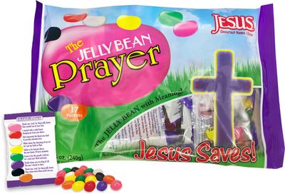 Scripture Candy, The Jelly Bean Prayer Spring Themed Bag, 17 Count (Net wt. 8.5oz (240g)