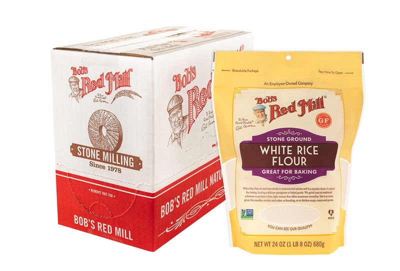 Bob&#39;s Red Mill Gluten Free White Rice Flour, 24 Ounce (Pack of 4)