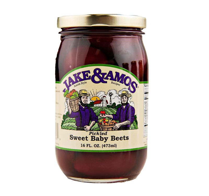 Jake &amp; Amos - Pickled Sweet Tiny Baby Beets / 2 - 16 Oz. Jars
