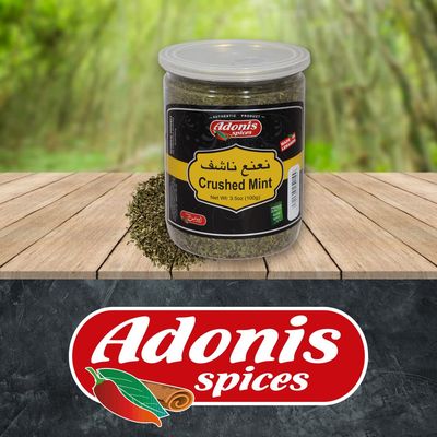 Adonis - Crushed Dried Mint, 3.5 Oz (100g)