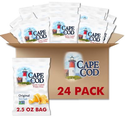 Cape Cod Potato Chips, Original Kettle Chips, 2.5 Oz