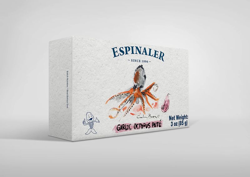 Espinaler Octopus Pate w/Garlic, 90g